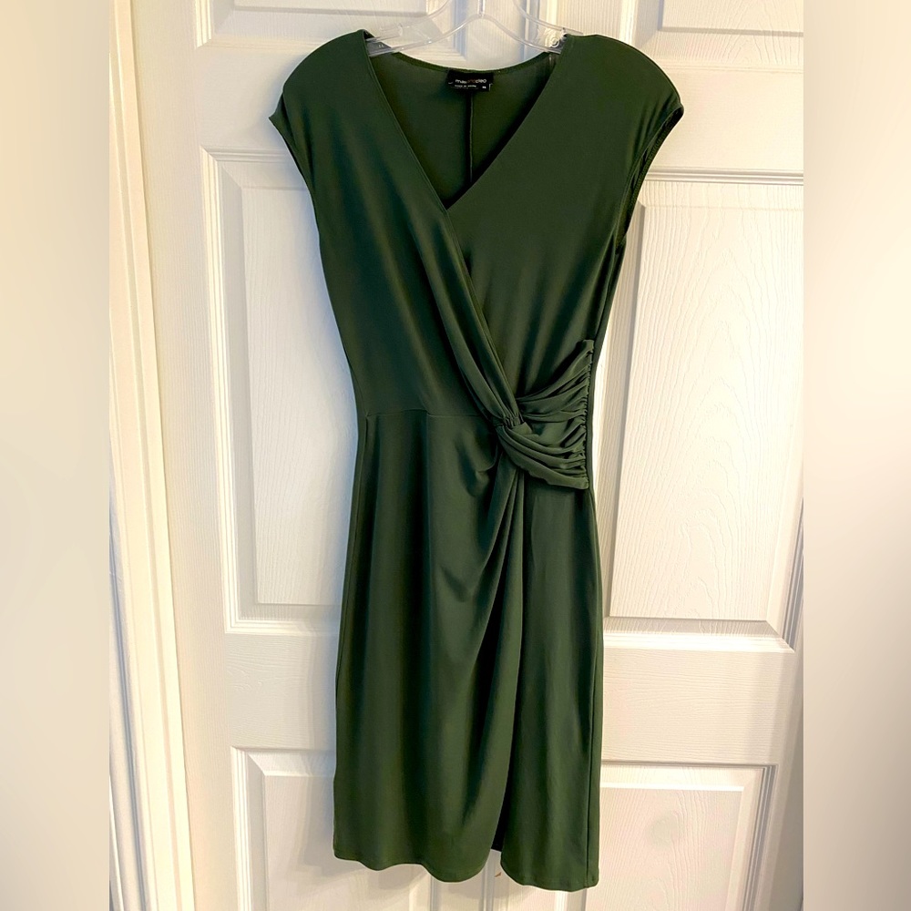Max and cleo knee length faux wrap dress size XS